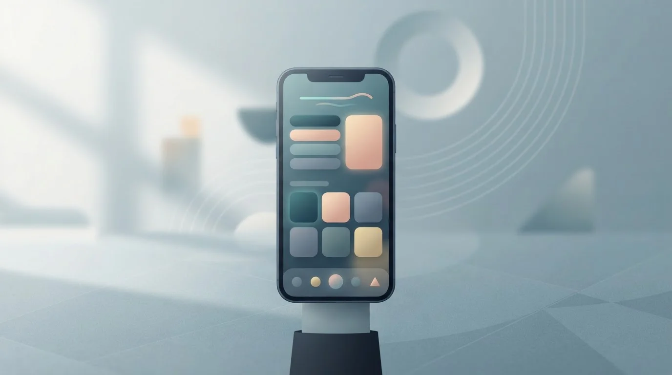 Illustrazione concettuale di un casinò online visualizzato su smartphone
